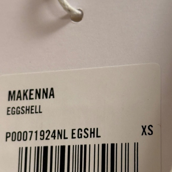 Pistola NWT Makenna Stretch Cotton Utility Jumpsuit in Eggshell - Picture 3 of 7